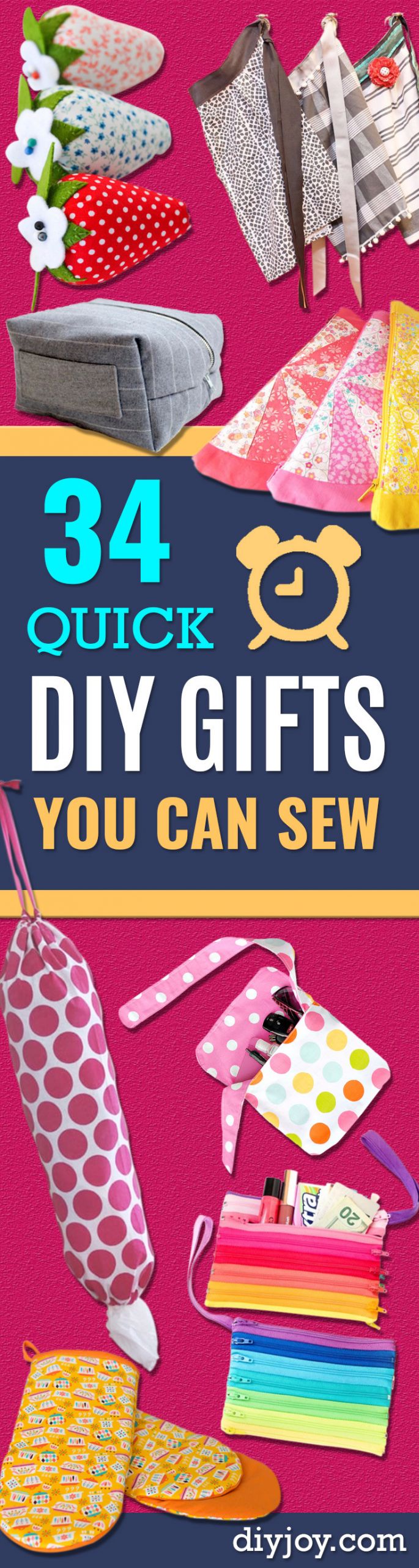 Sewing Gifts For Kids
 34 Quick DIY Gifts You Can Sew For Friends and Family