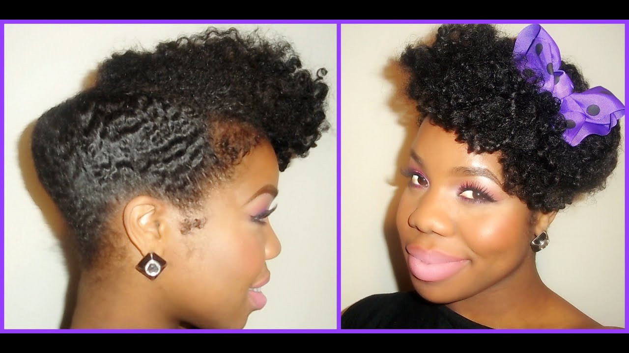 Sexy Natural Hairstyles
 "NATURAL HAIR" CHIC Y ELEGANT UPDO