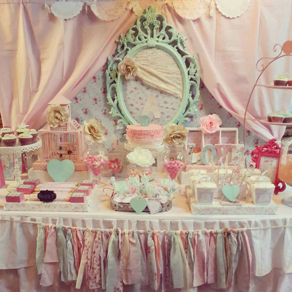 Shabby Chic Birthday Party Decorations
 Shabby Chic Birthday Party Ideas 2 of 19