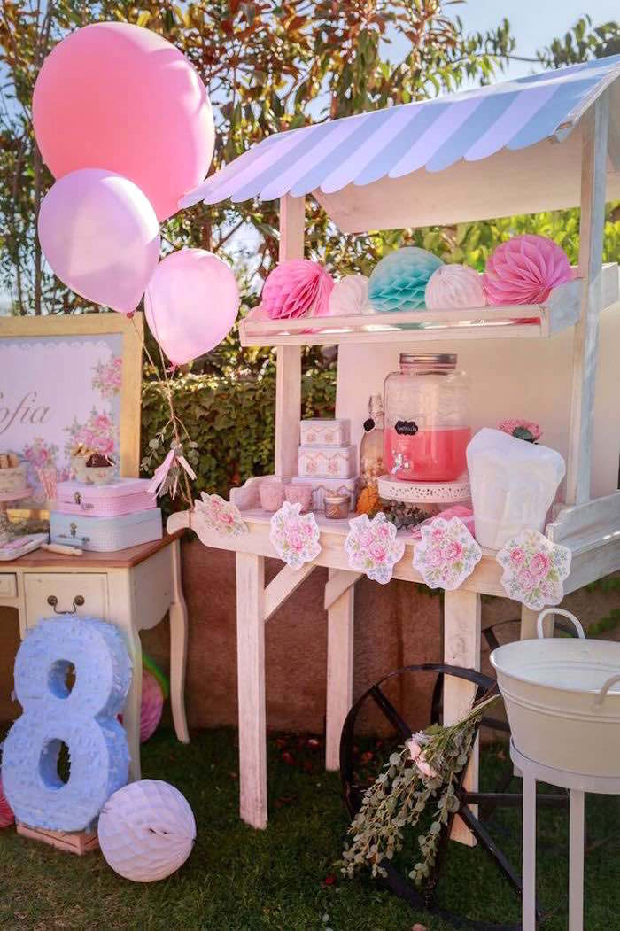 Shabby Chic Birthday Party Decorations
 Kara s Party Ideas Shabby Chic Bakery Birthday Party