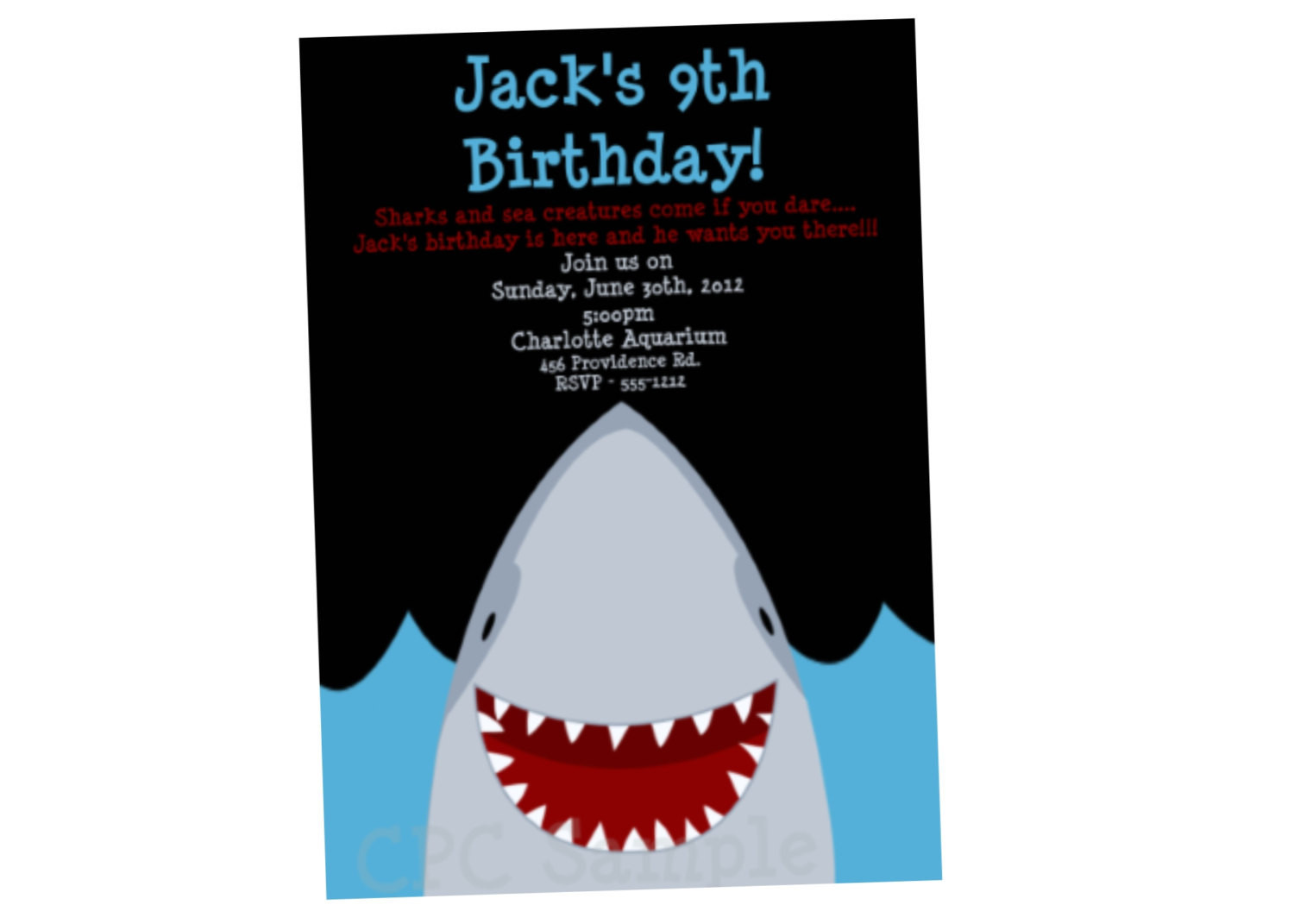 Shark Birthday Party Invitations
 Shark Birthday Invitation Shark Party Invitations Printable
