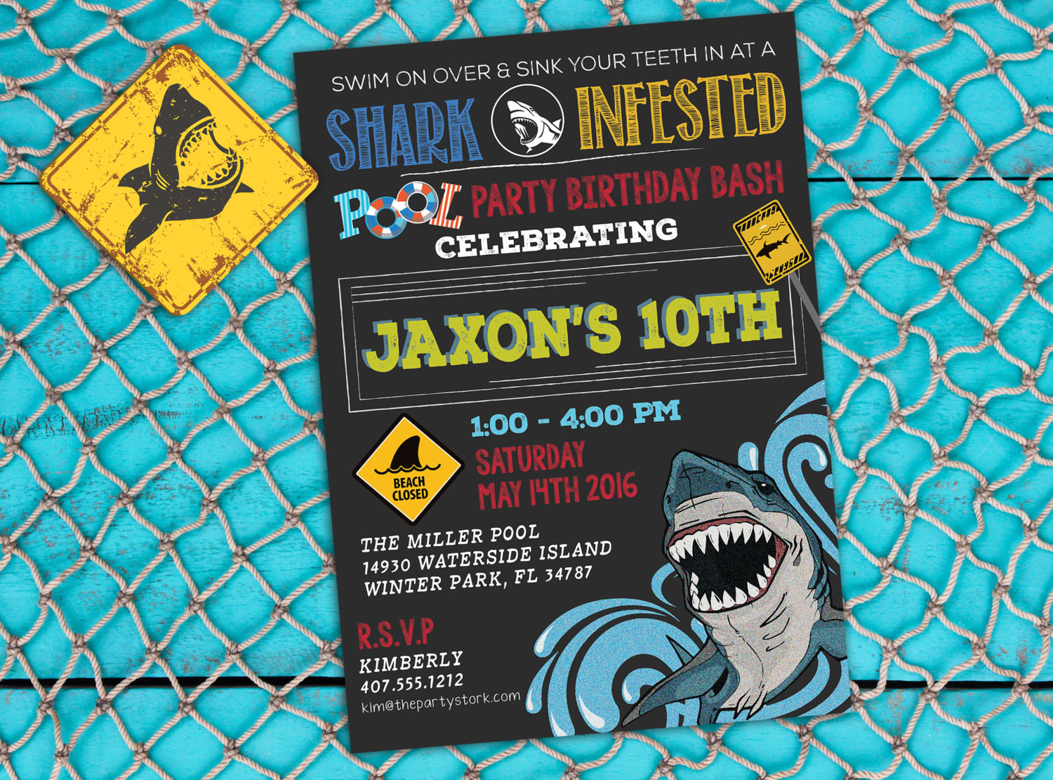 Shark Birthday Party Invitations
 Shark Invitation Shark Invite Shark Party Shark Birthday