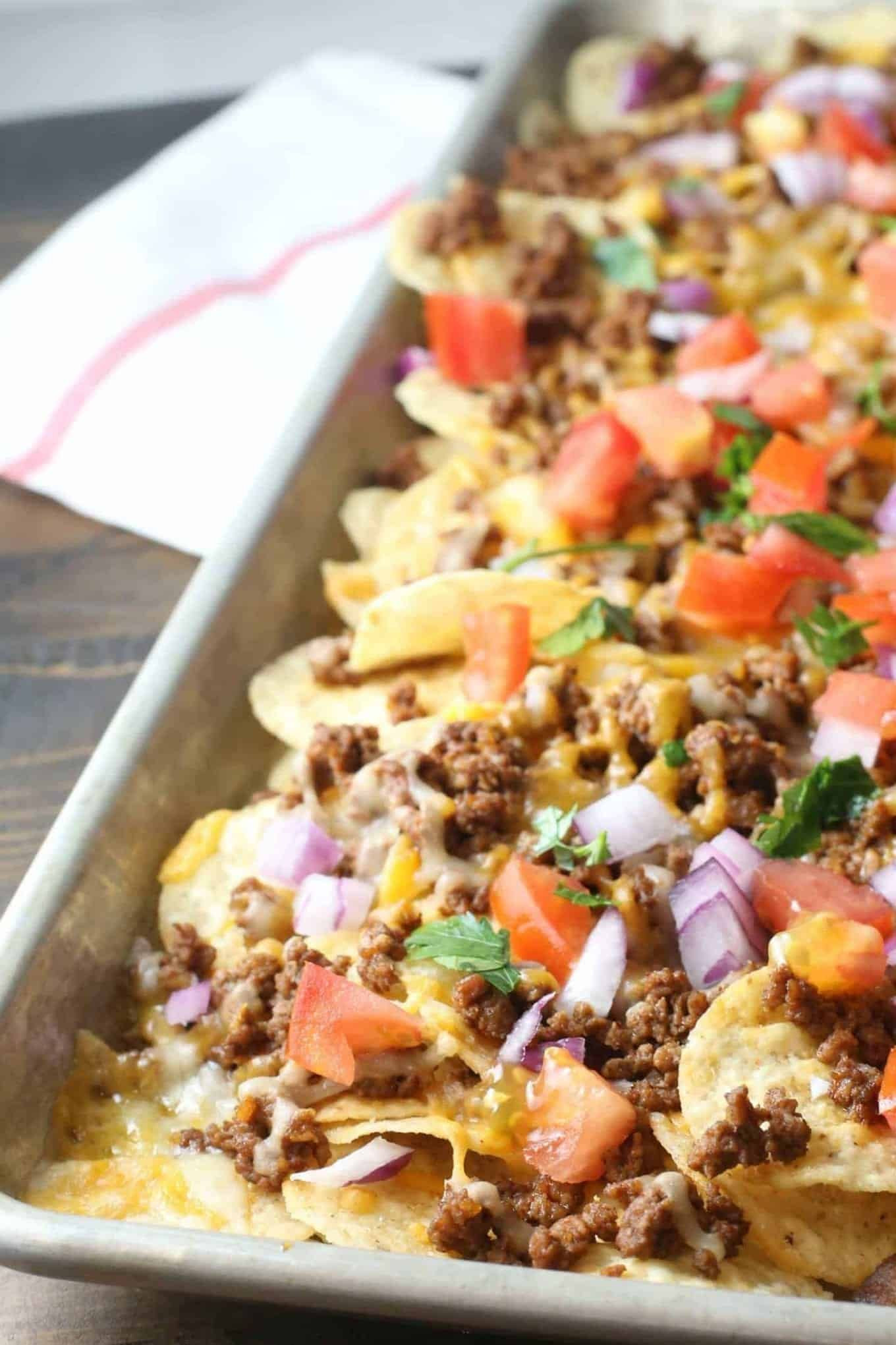 Sheet Pan Desserts For A Crowd
 Sheet Pan Nachos Easy Recipe for a Crowd READY in 15