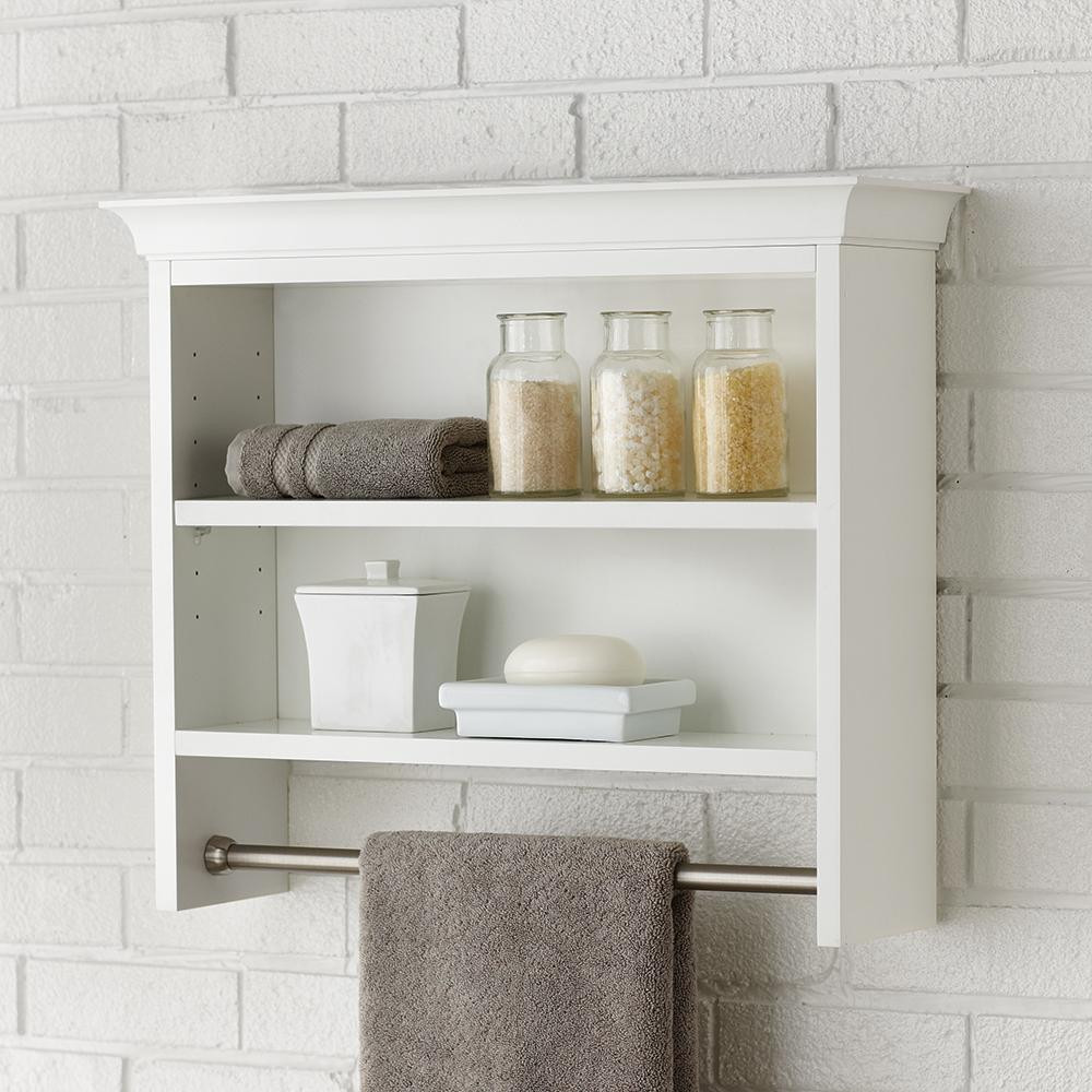 Shelves For Bathroom Wall
 Home Decorators Collection Creeley 7 1 20 in L x 20 1 2