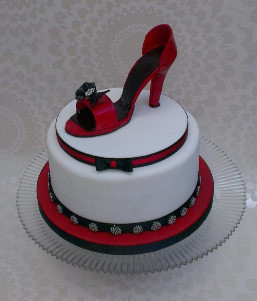 Shoe Birthday Cake
 Shoe Cake CakeCentral