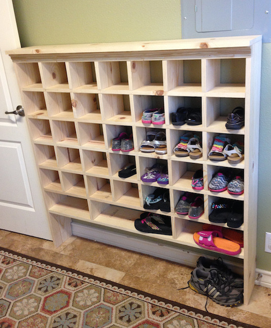 Shoe Organizer DIY
 Reader Spotlight Kristi s DIY Shoe Cubby Sincerely