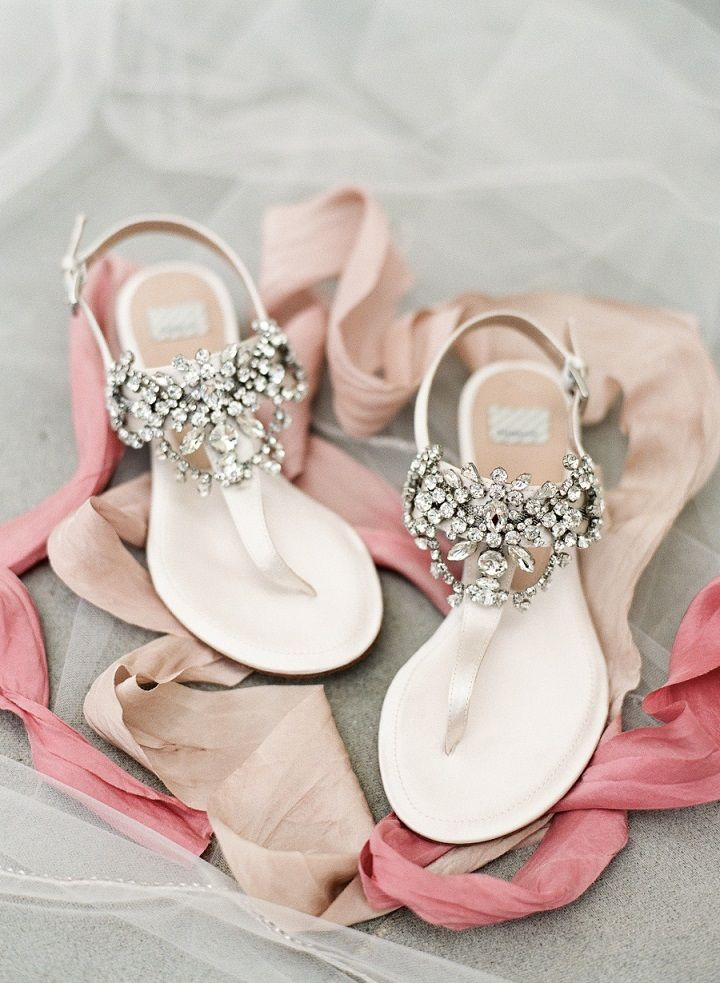 Shoes For A Wedding
 Gorgeous jeweled flats bridal shoes Wedding Shoe eye candy