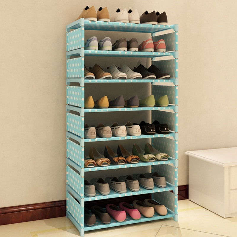 Shoes Organizer DIY
 7 Layers Non woven Fabric Shoe Rack Shelf Storage Closet