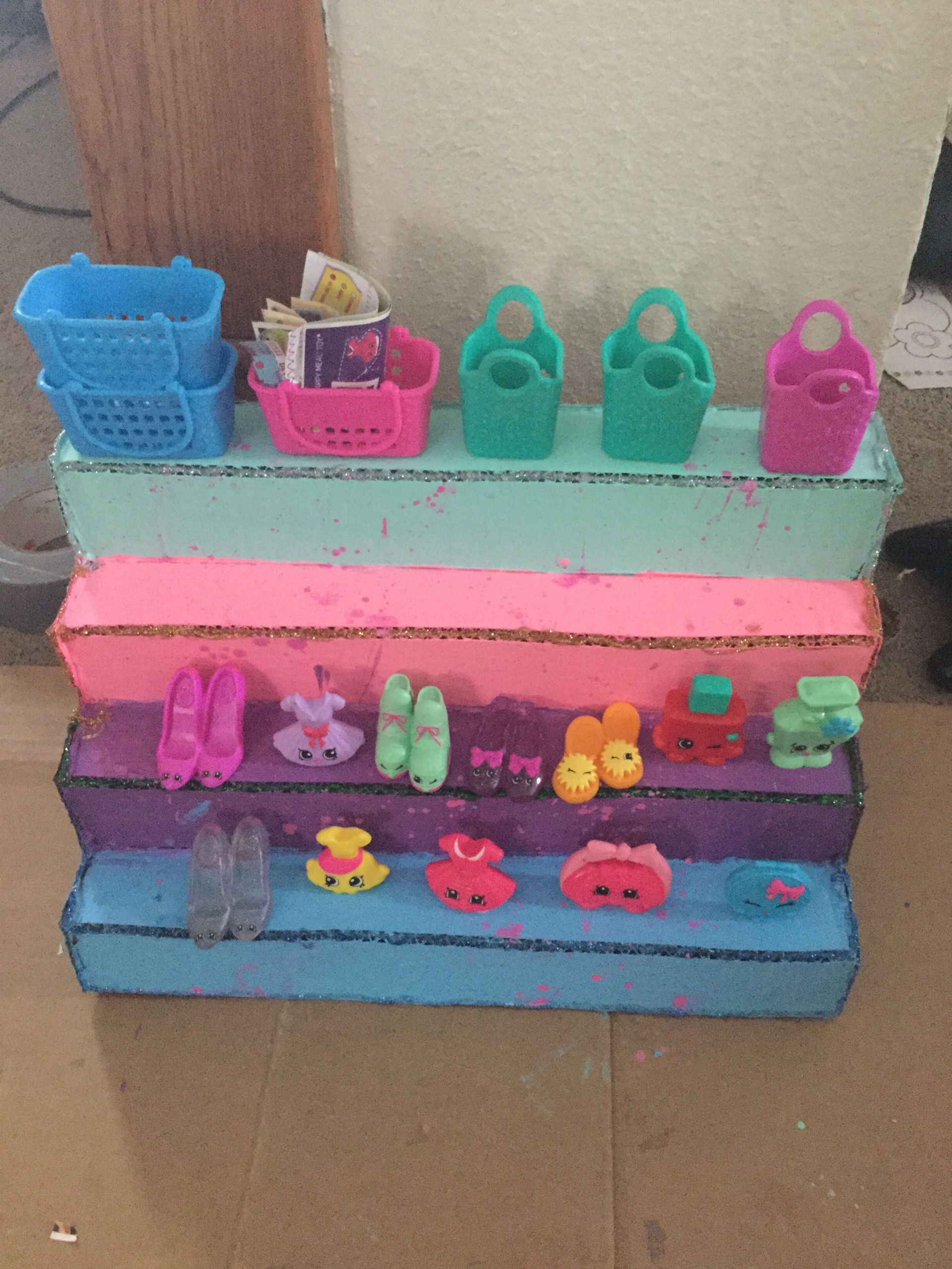 Shopkins Organizer DIY
 Diy Shopkins display