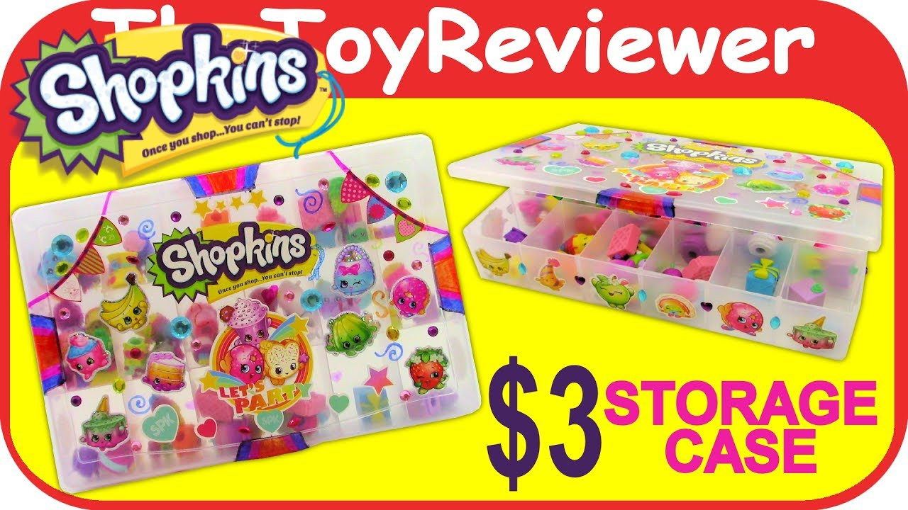 Shopkins Organizer DIY
 Shopkins $3 Storage Case Organizer Display Stickers DIY