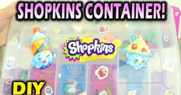 Shopkins Organizer DIY
 Shopkins DIY Easy Storage Container