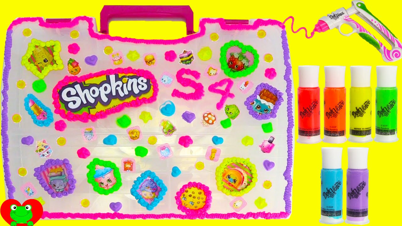 Shopkins Organizer DIY
 DIY Shopkins Storage Case Season 4 with DohVinci