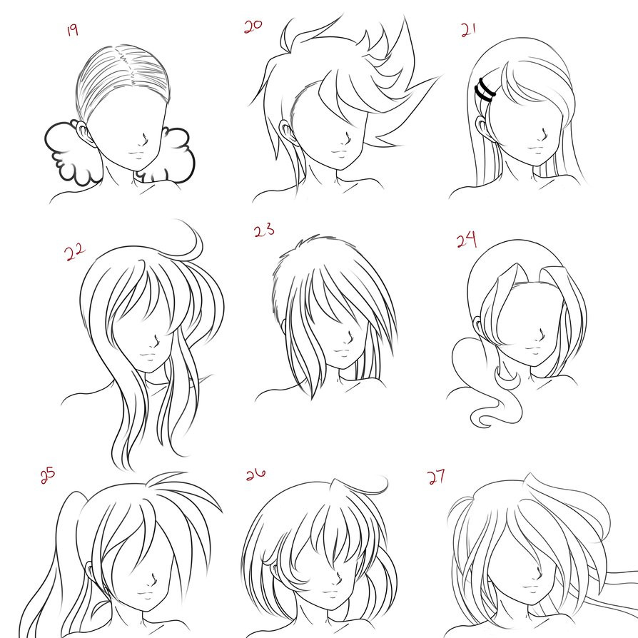 Short Anime Hairstyle
 Cute Anime Hairstyles trends hairstyle