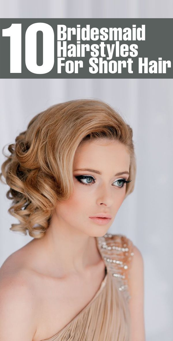 Short Bridesmaid Hairstyles
 16 Great Short Formal Hairstyles for 2020 Pretty Designs