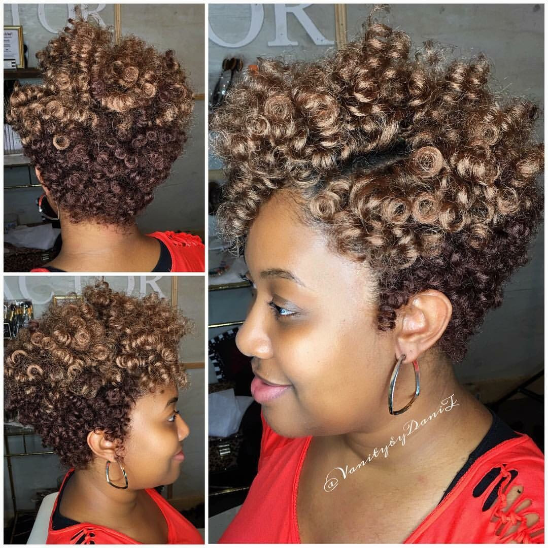 Short Crochet Hairstyles With Curly Hair
 Pin on Tapered Cut