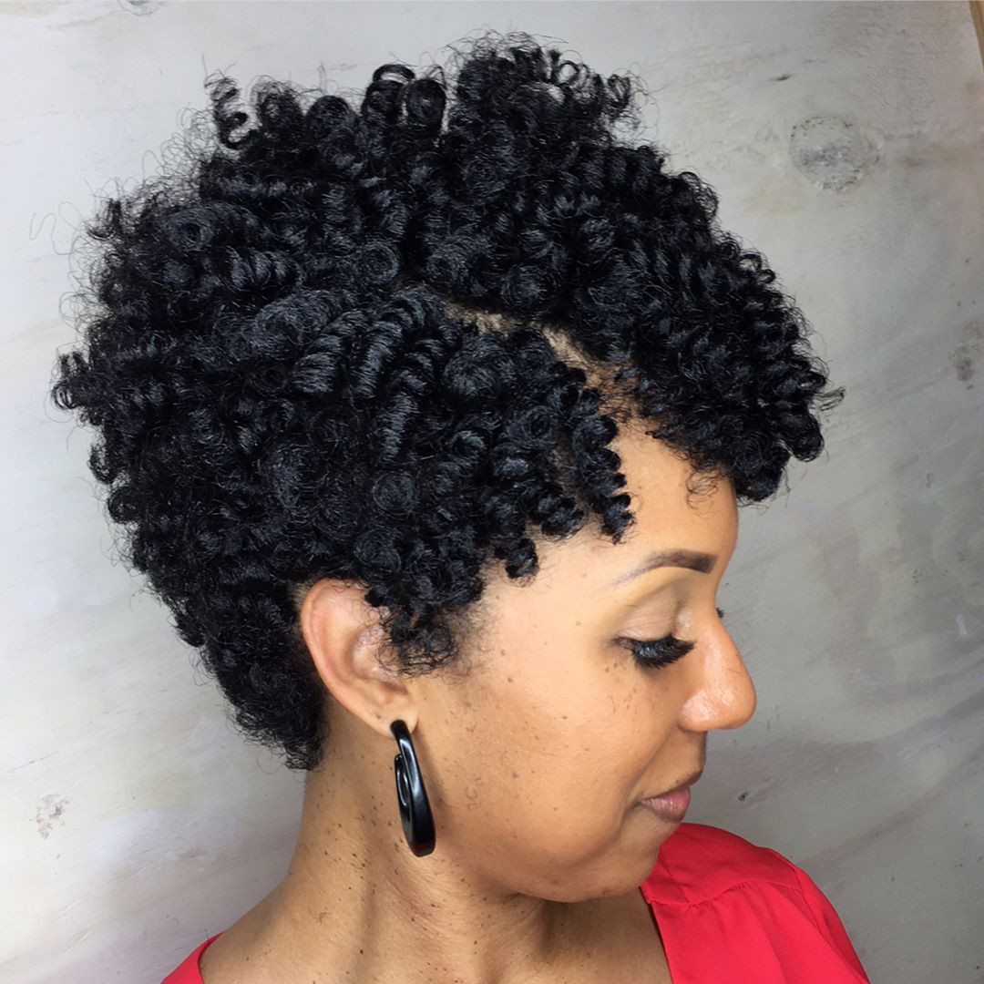 Short Crochet Hairstyles With Curly Hair
 Pin by Leslie Hickem on Crochet Hair Styles in 2019