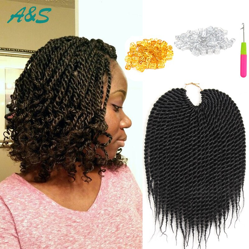 Short Crochet Twist Hairstyles
 10" thin and short senegalese twist hair micro crochet