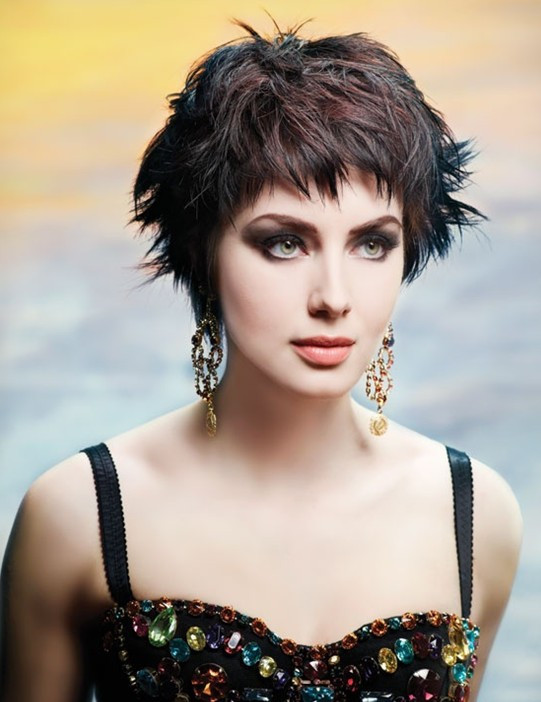 Short Crop Hairstyles
 Short Cropped Hairstyle Messy Haircuts PoPular Haircuts