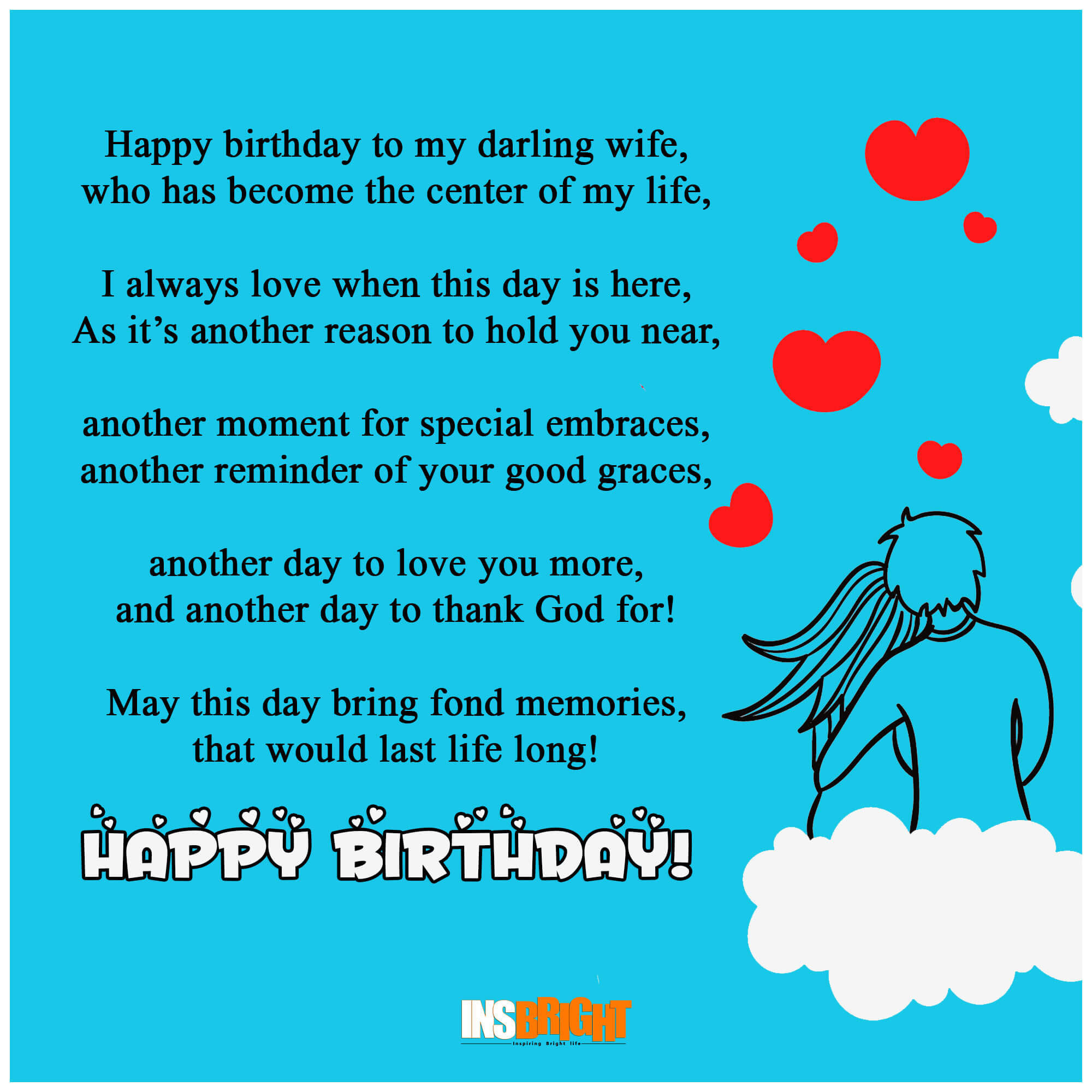 Short Funny Birthday Poems
 10 Romantic Happy Birthday Poems For Wife With Love From