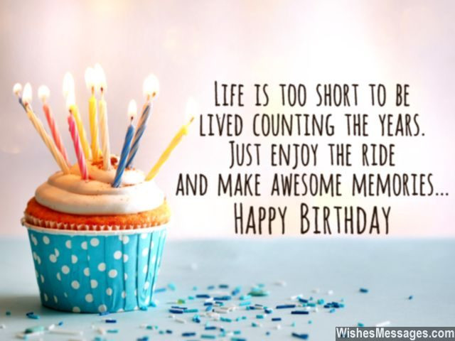 Short Funny Birthday Quotes
 30th Birthday Wishes Quotes and Messages – WishesMessages