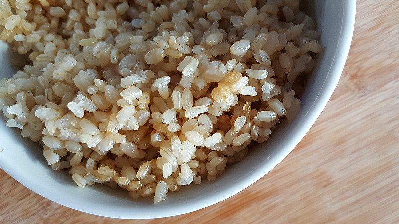 Short Grain Brown Rice Cooking
 Vegan Buddha Bowl Recipe with roasted veggies and brown rice