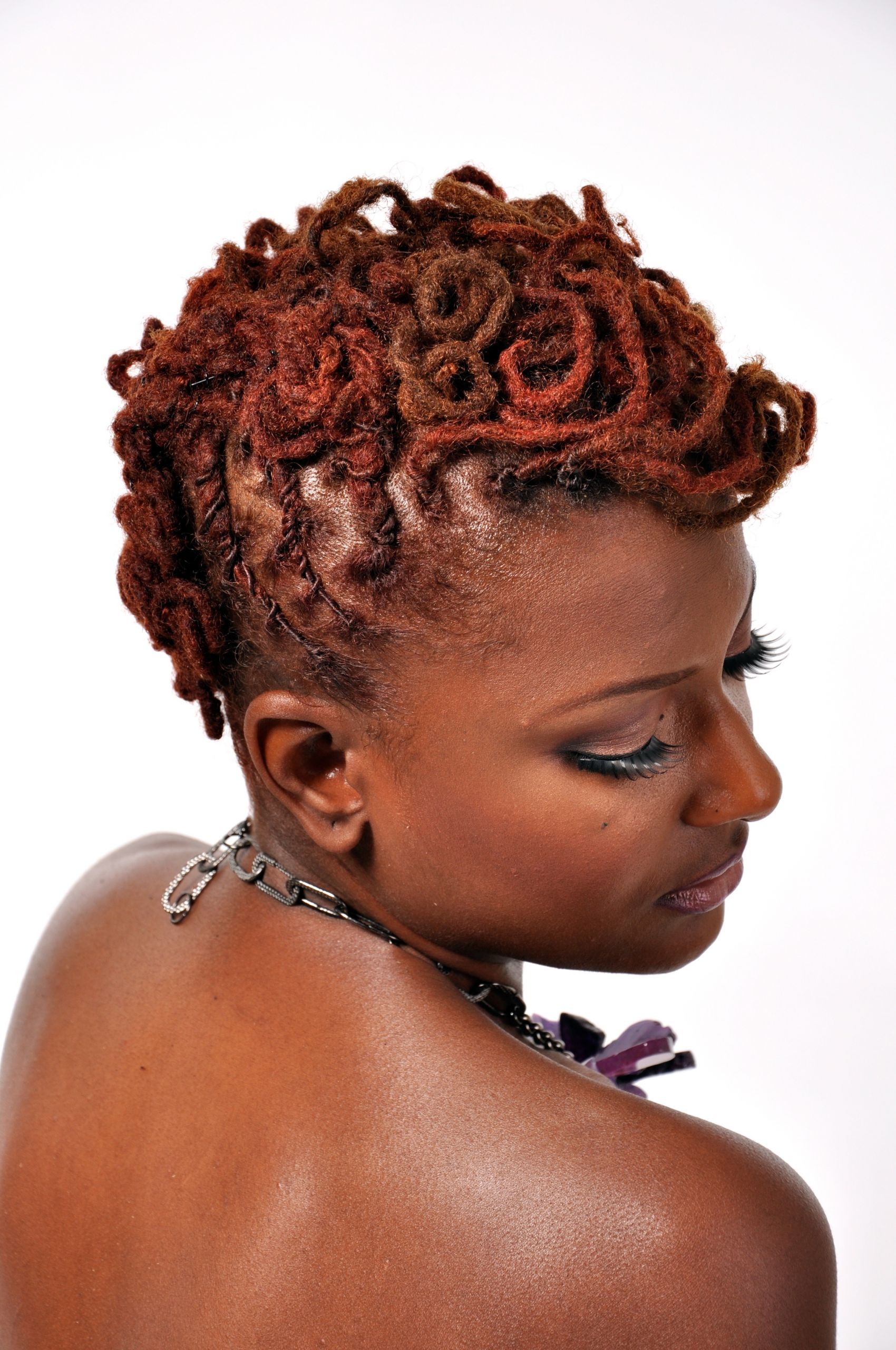 Short Loc Hairstyles
 Loc styles for short hair BakuLand Women & Man fashion