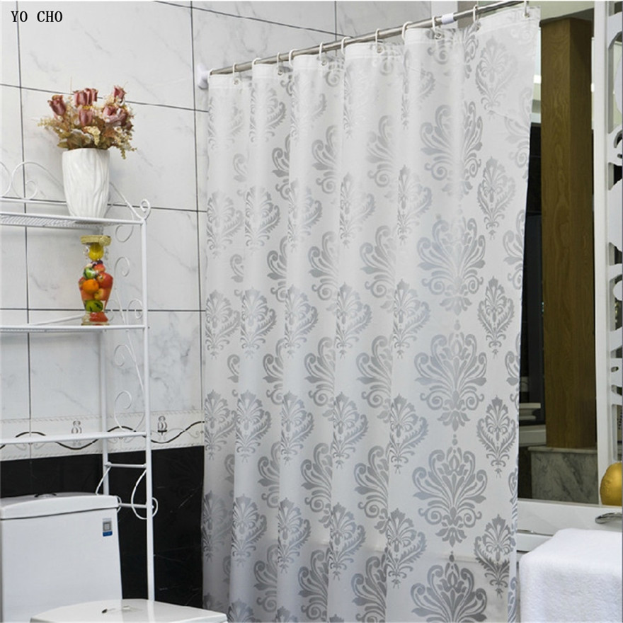 Shower Curtain For Gray Bathroom
 [180cm ] High quality finished modern gray PEVA waterproof