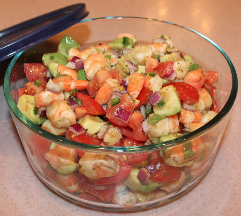 Shrimp Avocado Tomato Salad
 A Summertime Shrimp Avocado & Tomato Salad Kitchen