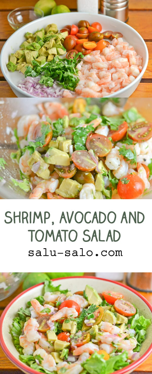 Shrimp Avocado Tomato Salad
 Shrimp Avocado and Tomato Salad Salu Salo Recipes