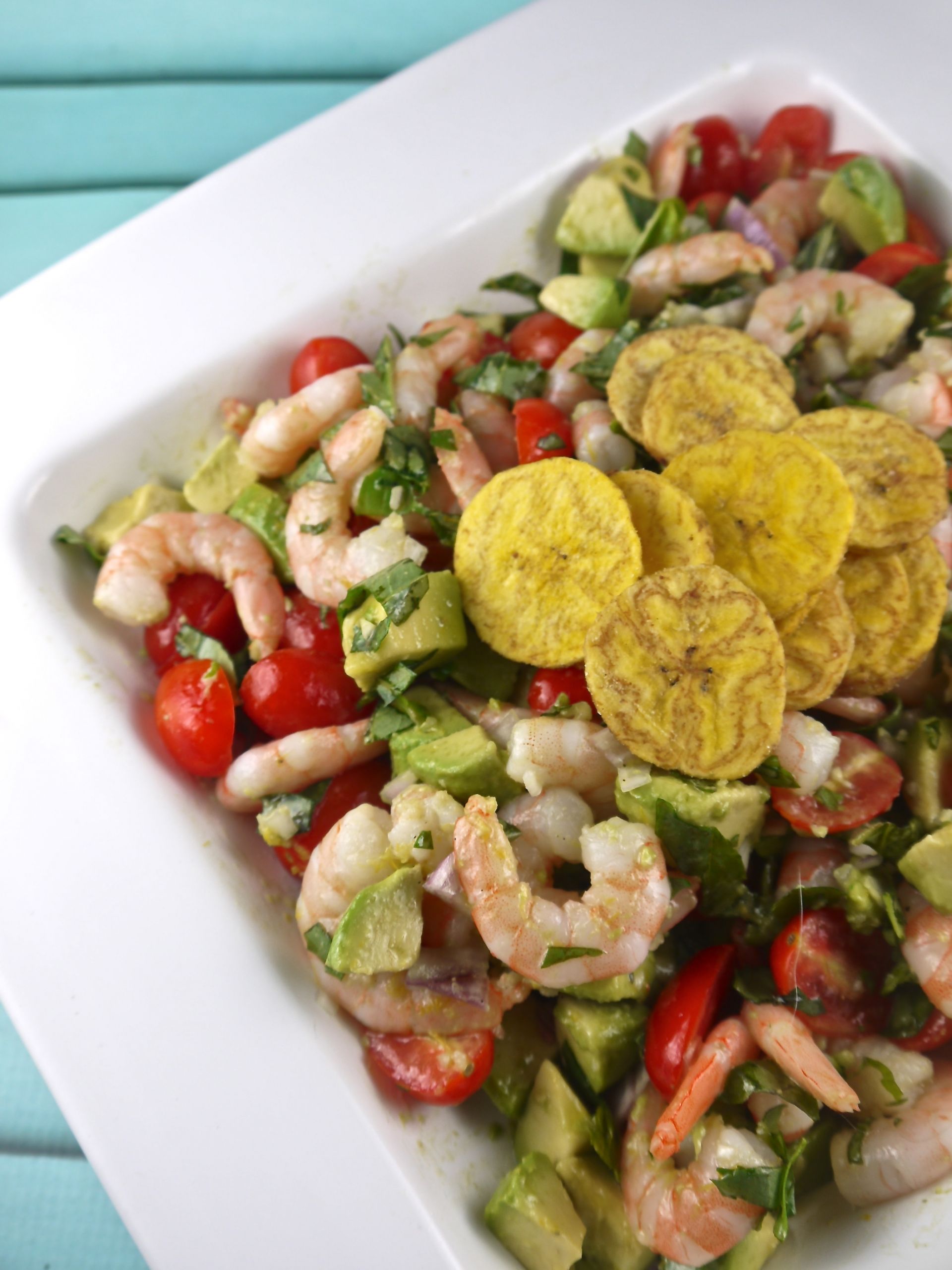 Shrimp Avocado Tomato Salad
 Shrimp Avocado & Tomato Salad