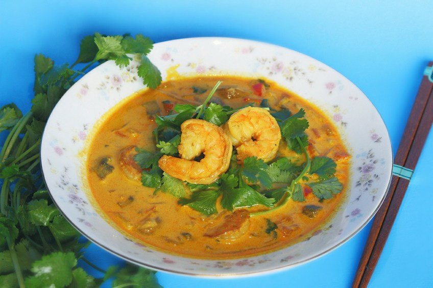 Shrimp Curry Soup
 Vidalia Chop Wizard Easy Recipe Video Hedonist Shedonist