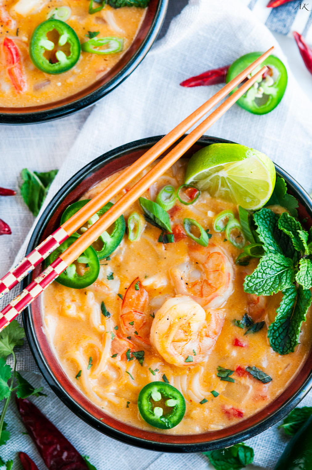 Shrimp Curry Soup
 Thai Coconut Curry Shrimp Noodle Soup Aberdeen s Kitchen