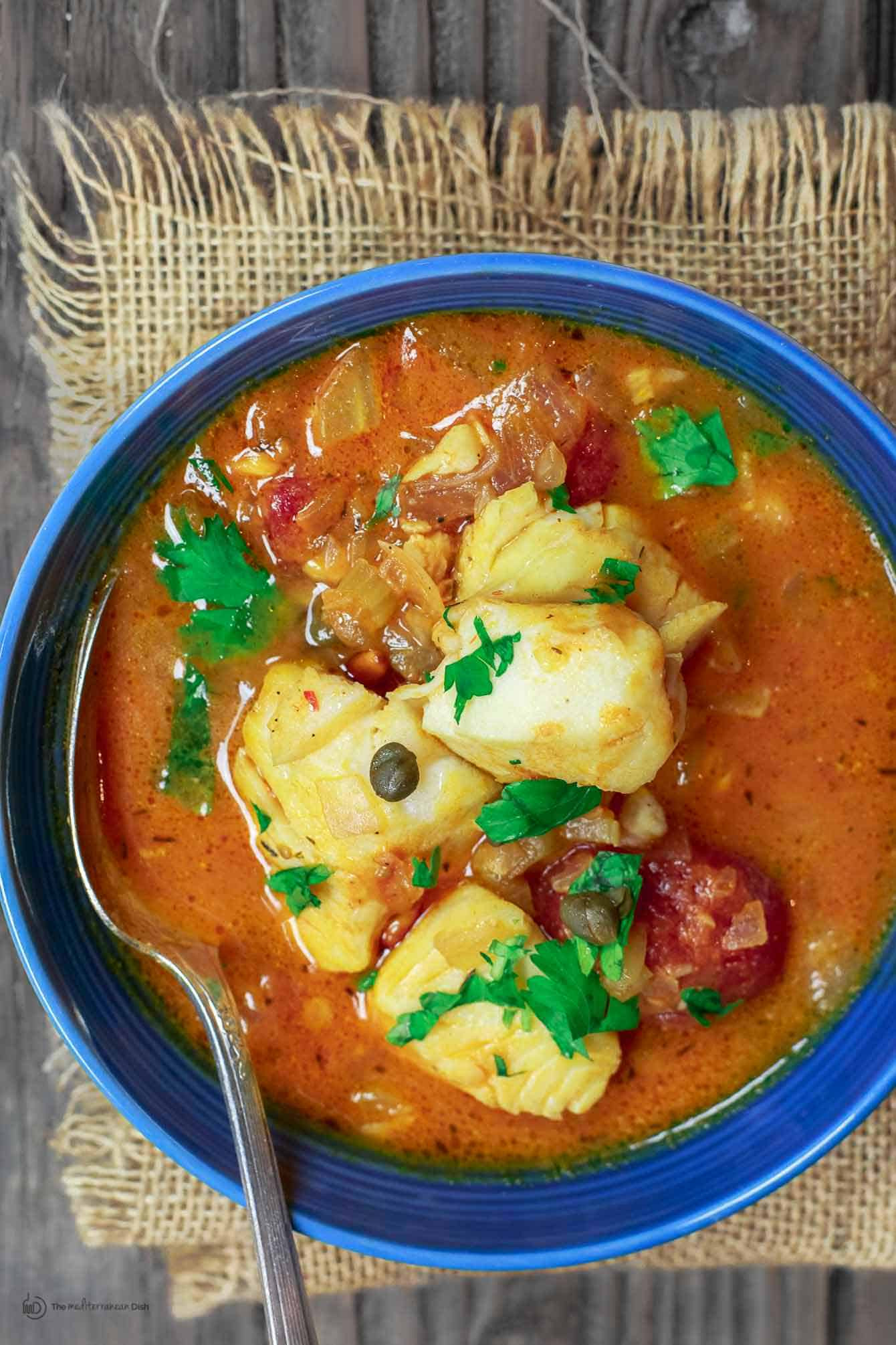 Sicilian Fish Stew
 Sicilian Style Fish Stew Recipe