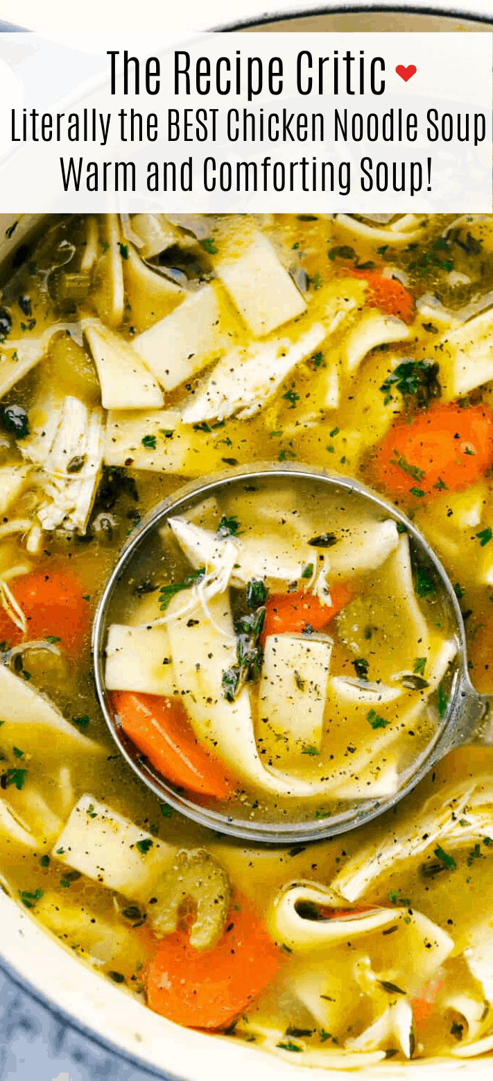 Side Dish For Chicken Noodle Soup
 Literally the BEST Chicken Noodle Soup has thick chicken