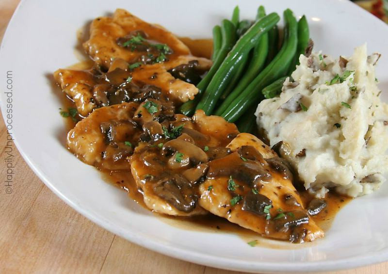 Side Dishes For Chicken Marsala
 Chicken Marsala Happily Unprocessed