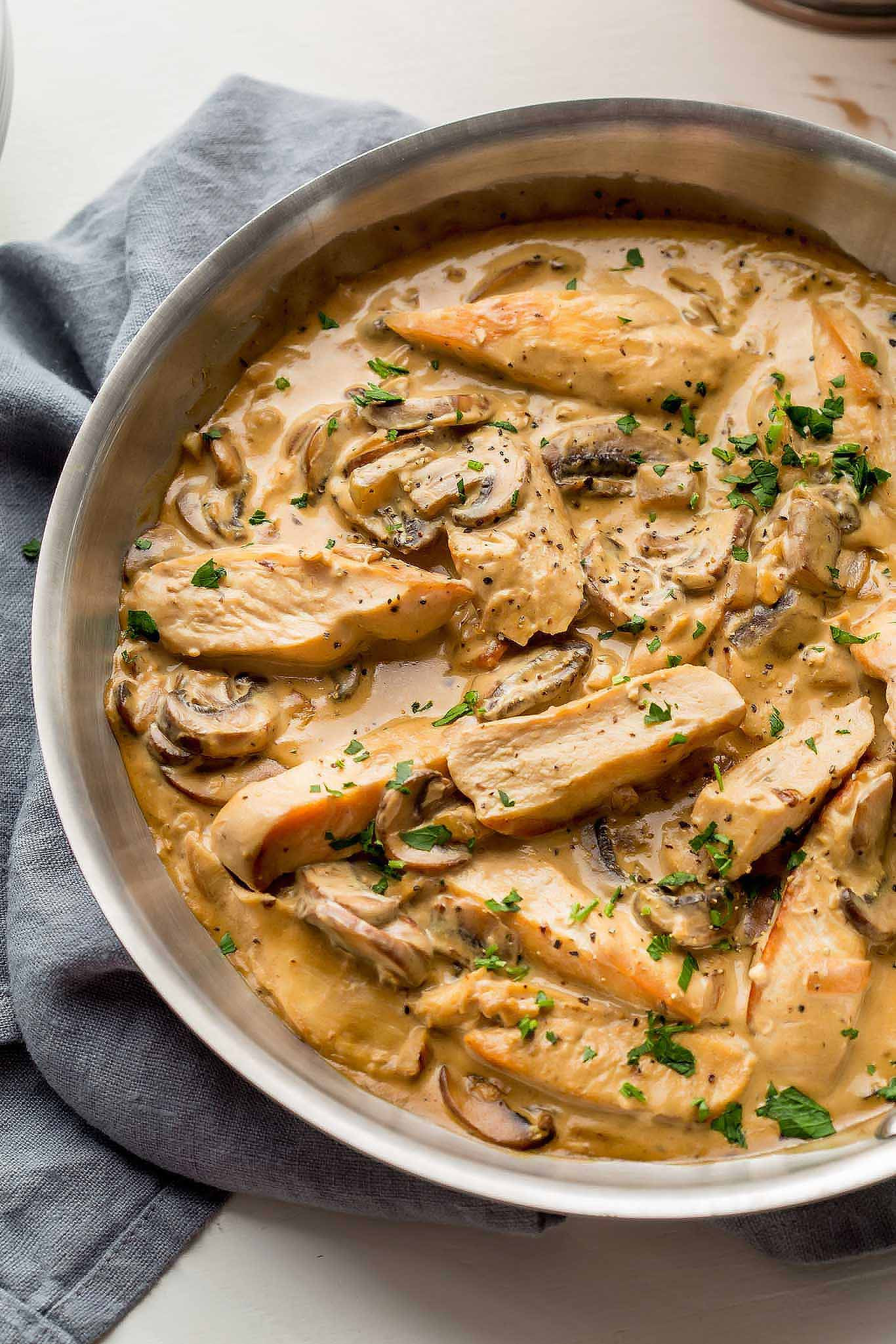 Side Dishes For Chicken Marsala
 Chicken Marsala with Mustard & Mascarpone