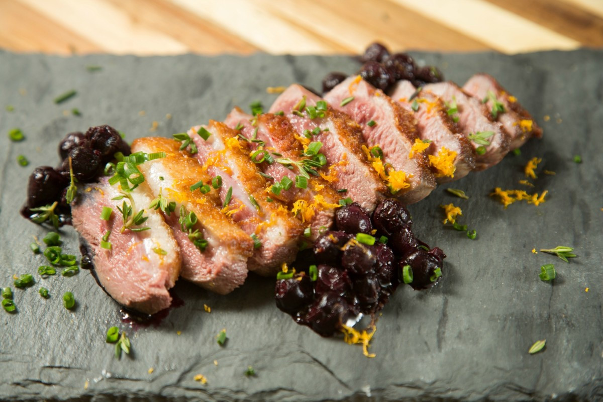 Side Dishes For Duck Breast
 Seared Duck Breast with Blueberry Aigre Doux Jamie Geller