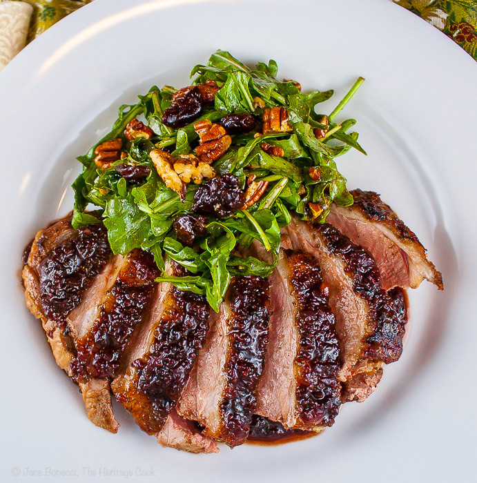 Side Dishes For Duck Breast
 Cherry Glazed Duck Breasts with Arugula Salad Gluten Free