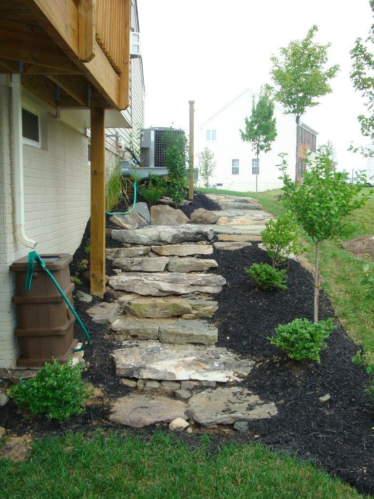 Side Sloped Backyard Landscaping
 Terraced Landscape Patio Sloping Sloped Backyard Ideas