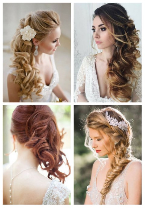 Side Wedding Hairstyle
 40 Gorgeous Side Swept Wedding Hairstyles