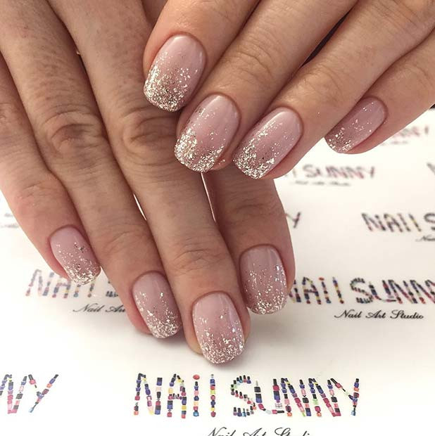 Silver Glitter Ombre Nails
 23 Beautiful Prom Nails for Your Big Night