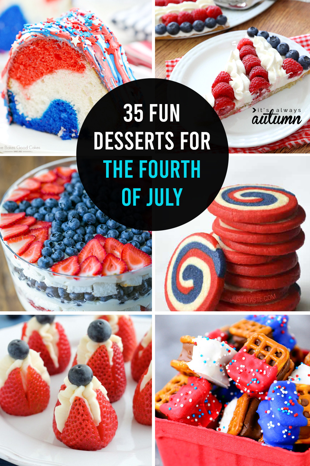 Simple 4Th Of July Desserts
 20 red white and blue desserts for the Fourth of July