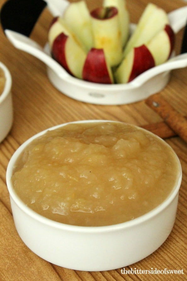 Simple Applesauce Recipe
 Easy Homemade Applesauce The Bitter Side of Sweet