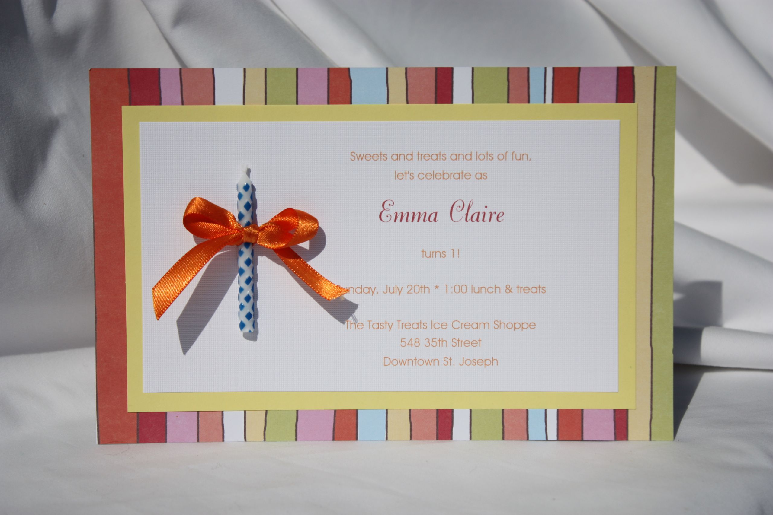 Simple Birthday Invitations
 Guest Post How to Make Your Own Party Invitations 1st