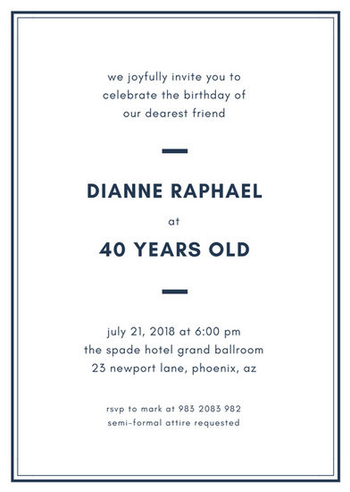 Simple Birthday Invitations
 Customize 2 042 Birthday Invitation templates online Canva