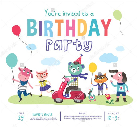 Simple Birthday Invitations
 31 Birthday Party Invitation Templates Sample Example