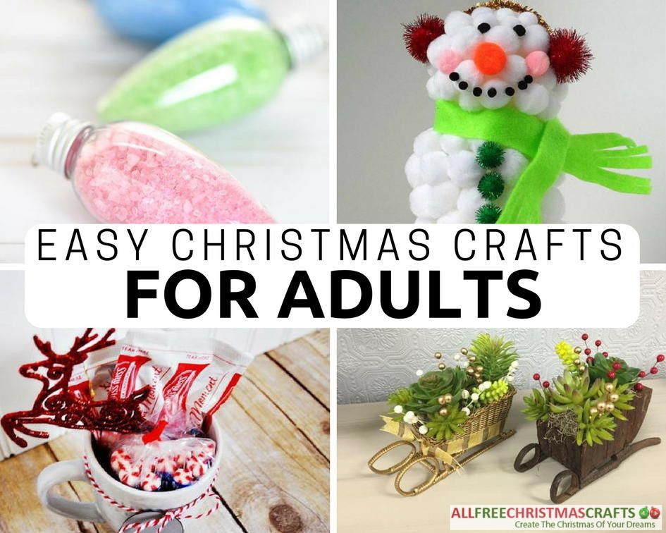 Simple Craft For Adults
 36 Really Easy Christmas Crafts for Adults