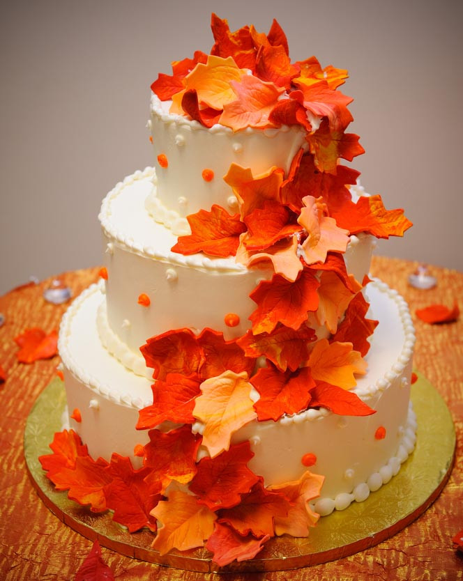 Simple Fall Wedding Cakes
 Simple Fall Wedding Cakes Wedding and Bridal Inspiration