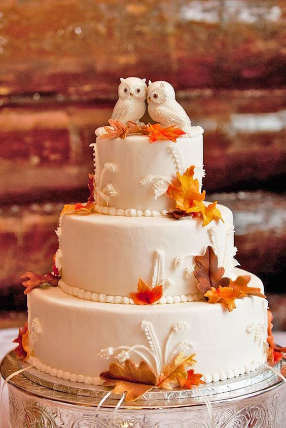 Simple Fall Wedding Cakes
 45 Classy And Elegant Wedding Cakes Graceful Inspiration