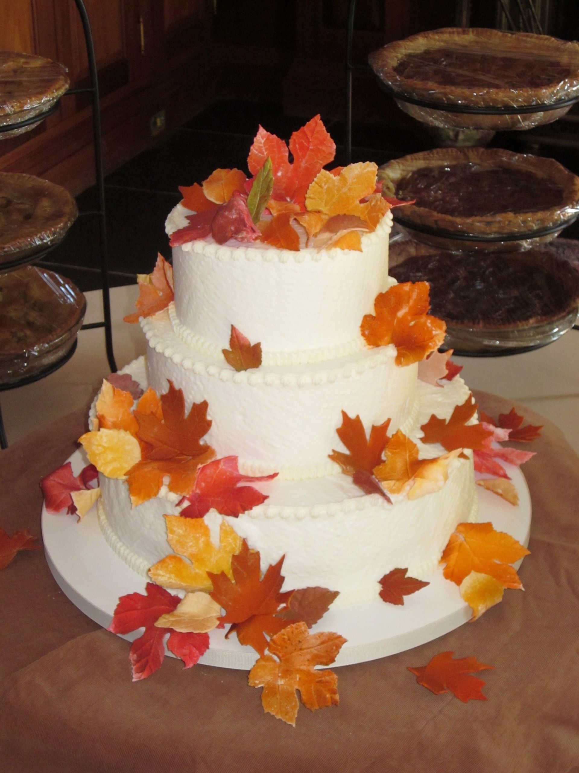 Simple Fall Wedding Cakes
 Pin by Cakes by Graham on Wedding Cakes Autumn